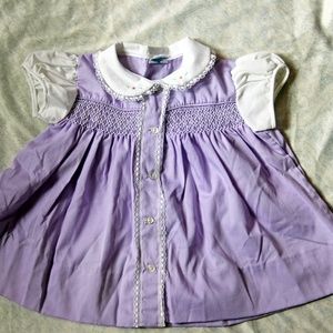 SOLD * darling hand-made baby spring dress
